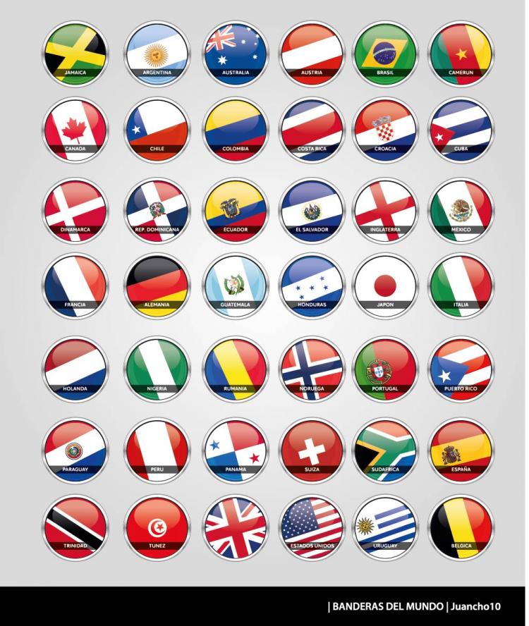 free vector Flag Vectors of the World